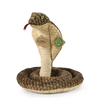 Rappa - Pluszowa realistyczna maskotka Wąż Kobra 127 cm Eco-Friendly