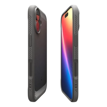 Spigen Rugged Armor Mag MagSafe - Etui do iPhone 17 (Grey)