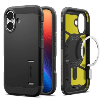 Spigen Tough Armor T Mag MagSafe - Etui do iPhone 17 (Black)