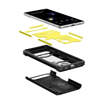 Spigen Tough Armor - Etui do Google Pixel 7A (Czarny)