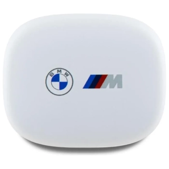 BMW Printed Logos - Słuchawki Bluetooth TWS ENC + etui ładujące (biały)