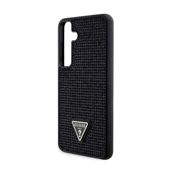 Guess Rhinestone Triangle - Etui Samsung Galaxy S24+ (czarny)