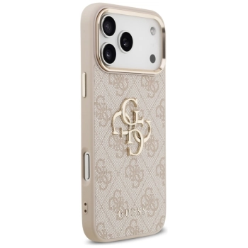 Guess 4G Big 4G Classic Logo - Etui iPhone 17 Pro Max (różowy / złoty)