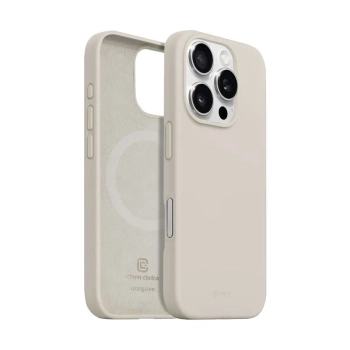 Crong Color Cover Magnetic - Etui iPhone 16 Pro MagSafe (kamienny beż)