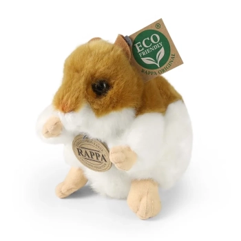 Rappa - Pluszowa realistyczna maskotka Chomik siedzący 13 cm Eco-Friendly