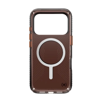 Speck Presidio Lux Grip MagSafe - Etui iPhone 17 Pro (Luxury Shade Matte / Orange)