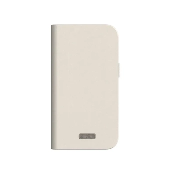 Moshi Overture MagSafe - Skórzane etui 3w1 z klapką iPhone 15 (Eggnog White)