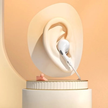 WEKOME YA11 - Słuchawki przewodowe HiFi jack 3,5 mm (Biały)