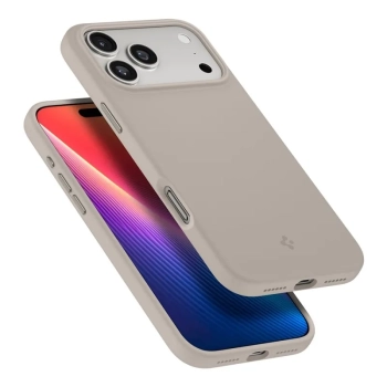 Spigen Silicone Fit Mag MagSafe - Etui do iPhone 17 Pro Max (Stone)