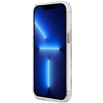 Guess Metal Outline Magsafe - Etui iPhone 13 Pro Max (przezroczysty / złoty)