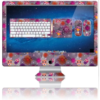 Nexgen Skins - Zestaw skórek na obudowę z efektem 3D iMac 27" (Owlettes 3D)