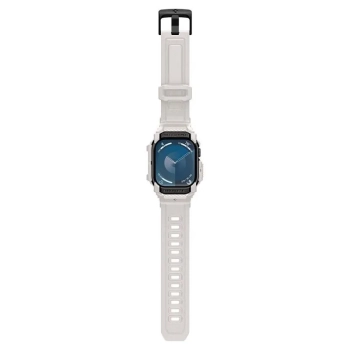 Spigen Rugged Armor Pro - Pasek z obudową do Apple Watch 10 46 mm (Dune Beige)