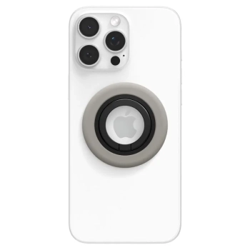 Spigen Nano Pop MagSafe Phone Ring - Magnetyczny uchwyt na palec z funkcją podstawki (Truffle Grey)
