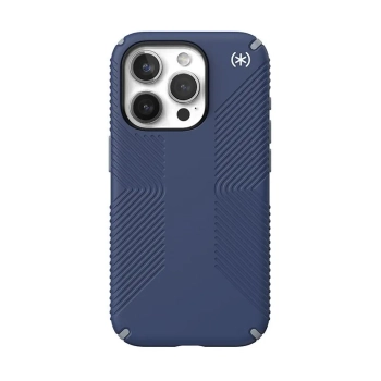 Speck Presidio2 Grip Magsafe - Etui iPhone 15 Pro (Coastal Blue / Dustgrey / White)