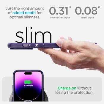 Spigen Mag Armor - Etui do iPhone 14 Pro Max (fioletowy)