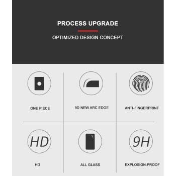 Mocolo 2.5D Full Glue Glass - Szkło ochronne Xiaomi Redmi Note 11 Pro / Note 11 Pro Plus