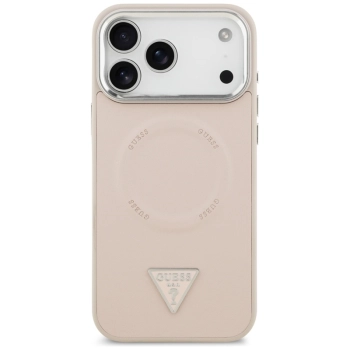 Guess Triangle Logo MagSafe - Etui iPhone 17 Pro Max (różowy)