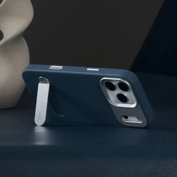 Moshi Kameleon MagSafe - Etui iPhone 17 Pro Max z funkcją podstawki (Dusk Blue)