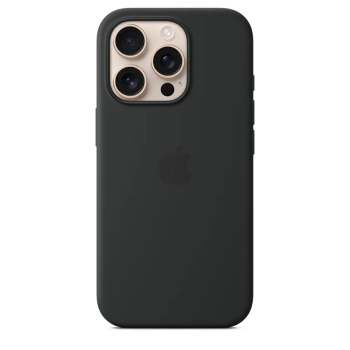 Apple Silicone Case - Silikonowe etui z MagSafe do iPhone 16 Pro (czarny)
