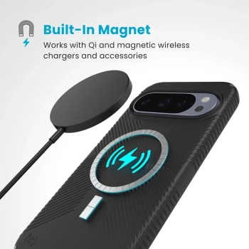 Speck Presidio2 Grip Magnet - Etui Google Pixel 10 Pro XL (Black/Slate Grey)