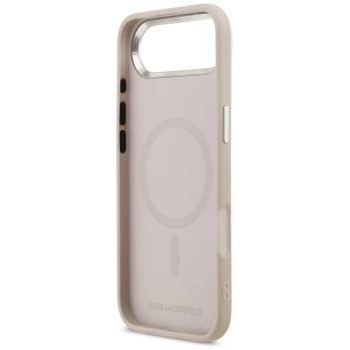 Karl Lagerfeld Karl & Choupette Pins MagSafe - Etui iPhone Air (różowy)