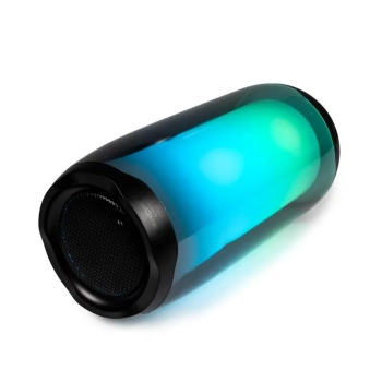 WEKOME D31 - Bezprzewodowy głośnik Bluetooth V5.0 LED (Czarny)