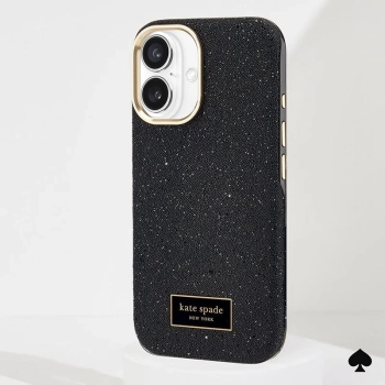 Kate Spade New York Crystal Pave MagSafe - Etui iPhone 16 (Nightfall)