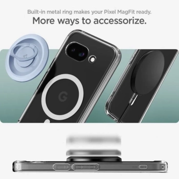 Spigen Ultra Hybrid Mag MagSafe - Etui do Google Pixel 9a (Biały)