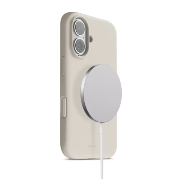 Crong Color Cover Magnetic - Etui MagSafe iPhone 17 (kamienny beż)