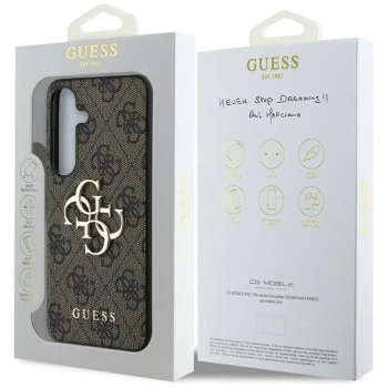 Guess Big 4G Logo Classic Logo - Etui do Samsung Galaxy S25 (brązowy)