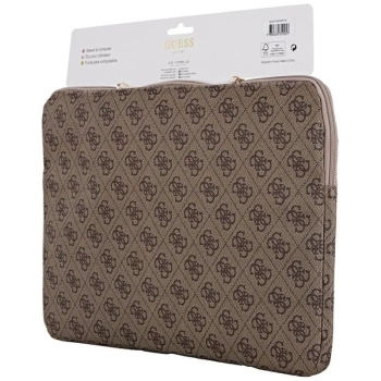 Guess 4G Zipper Pocket Triangle Logo Sleeve - Etui na notebooka 14