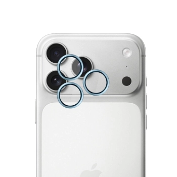 3mk HARDY Lens Protection Pro - Szkło na obiektyw aparatu iPhone 17 Pro / iPhone 17 Pro Max (Ocean Blue)