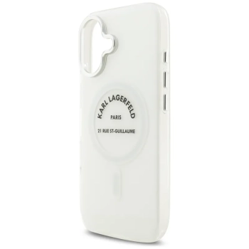 Karl Lagerfeld IML Karl RSG Logo MagSafe - Etui iPhone 17 (przezroczysty)