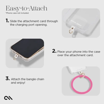 Case-Mate Phone Bangle - Bransoletka na nadgarstek do smartfona (Fuchsia)