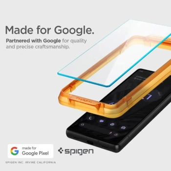 Spigen Alm Glas.TR 2-Pack - Szkło hartowane do Google Pixel 7A (Przezroczysty)