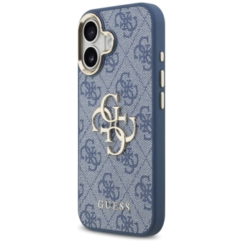 Guess 4G Big 4G Classic Logo - Etui iPhone 17 (niebieski / złoty)