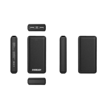 Eveready PX20B - Powerbank 20000 mAh 2x USB-A (Czarny)