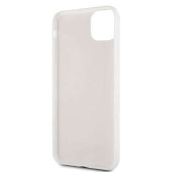 Guess Marble Tempered Glass Hardcase - Etui iPhone 11 Pro Max (biały)
