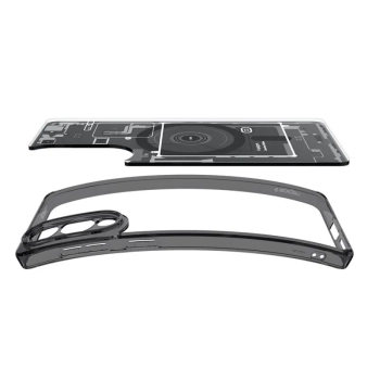 Spigen Ultra Hybrid Mag MagSafe - Etui do Samsung Galaxy S25 Edge (Zero One Black)