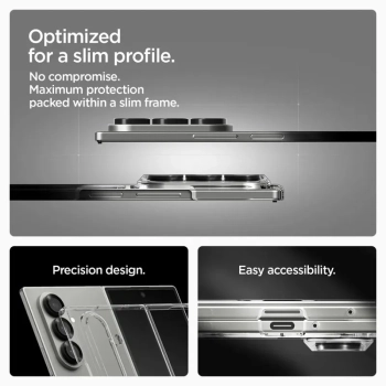 Spigen Airskin Mag MagSafe - Etui do Samsung Galaxy Z Fold 7 (Clear/White)