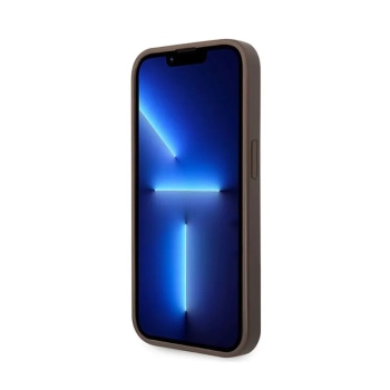 Guess 4G Big Metal Logo - Etui iPhone 15 Pro (brązowy)