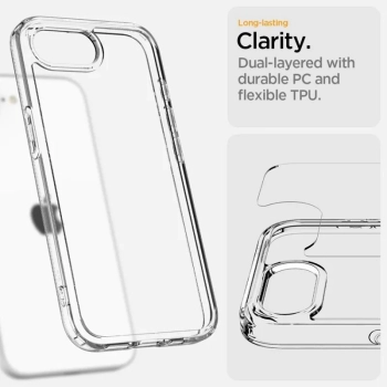 Spigen Ultra Hybrid - Etui do iPhone 16e (Przezroczysty)