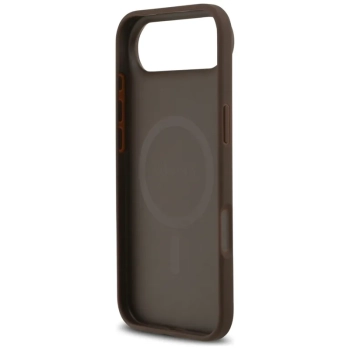 Guess 4G Circle Classic Logo MagSafe - Etui iPhone Air (brązowy)