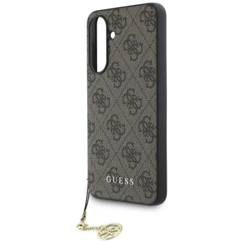 Guess 4G Charms Collection - Etui do Samsung Galaxy A56 5G (brązowy)