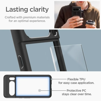 Spigen Ultra Hybrid - Etui do Google Pixel 8 Pro (Czarny)