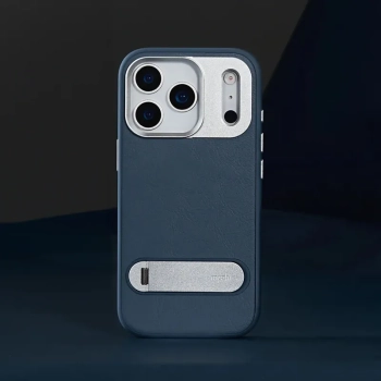 Moshi Kameleon MagSafe - Etui iPhone 17 Pro z funkcją podstawki (Dusk Blue)