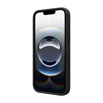 Crong Color Cover Magnetic - Etui iPhone 16e MagSafe (czarny)