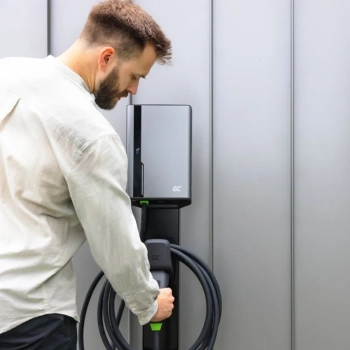 Green Cell - Słupek montażowy GC Habu Post do stacji ładowania samochodów elektrycznych HabuDen Wallbox