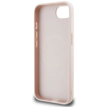 Guess 4G Script Logo MagSafe - Etui do iPhone 16e (różowy)
