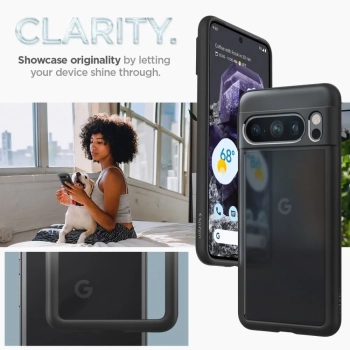 Spigen Ultra Hybrid - Etui do Google Pixel 8 Pro (Czarny)